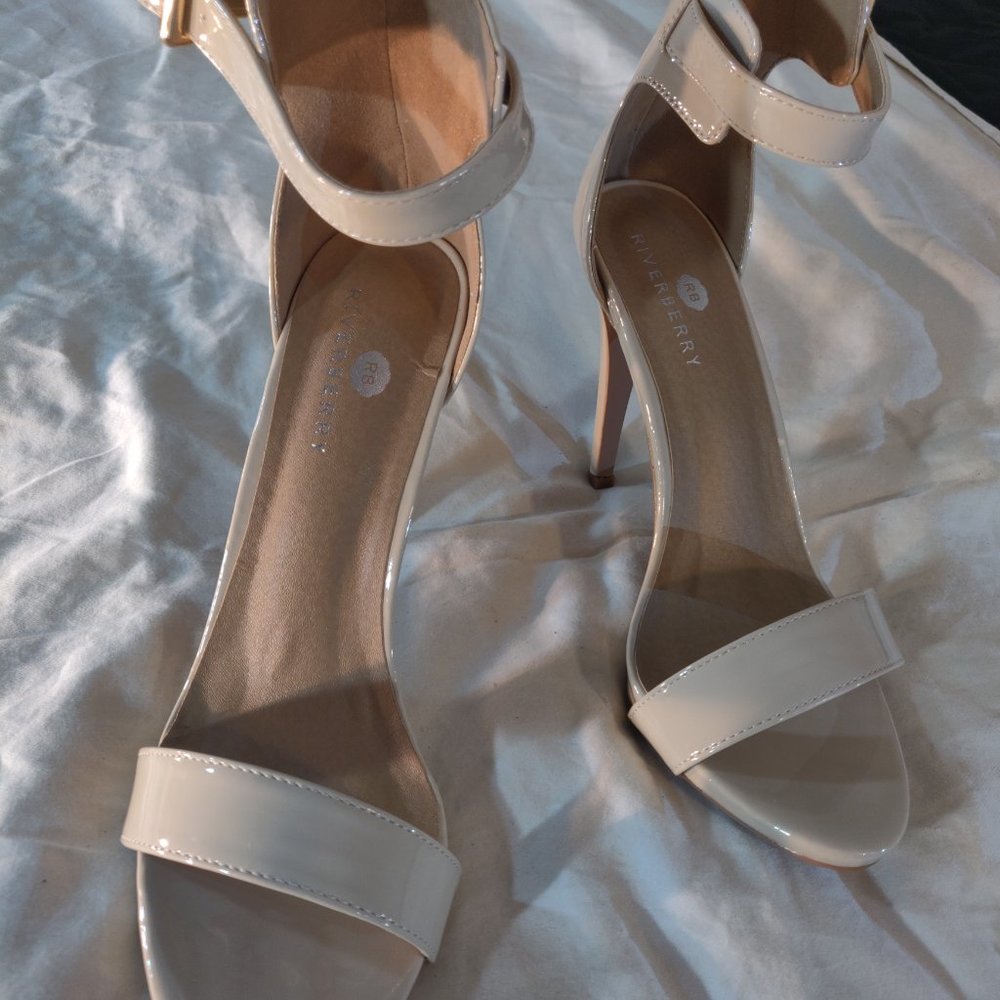 Riverberry Madi Open Ankle Strap High Heel Pumps